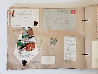 Scrapbook filled with 352 Colorful Momentos, from a Female Student at Nebraska Wesleyan University, 1925