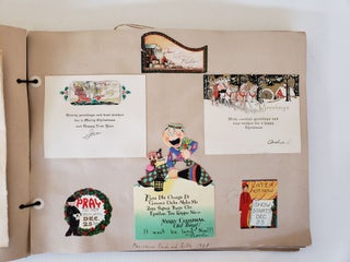 Scrapbook filled with 352 Colorful Momentos, from a Female Student at Nebraska Wesleyan University, 1925