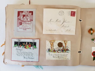 Scrapbook filled with 352 Colorful Momentos, from a Female Student at Nebraska Wesleyan University, 1925