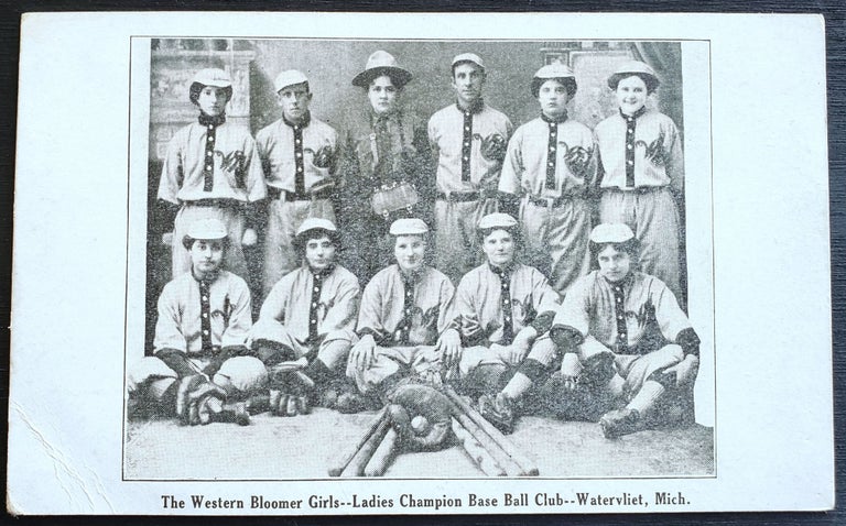 Item #17115 Ladies Champion Base Ball Club, c. 1911. Women Sports, Baseball.