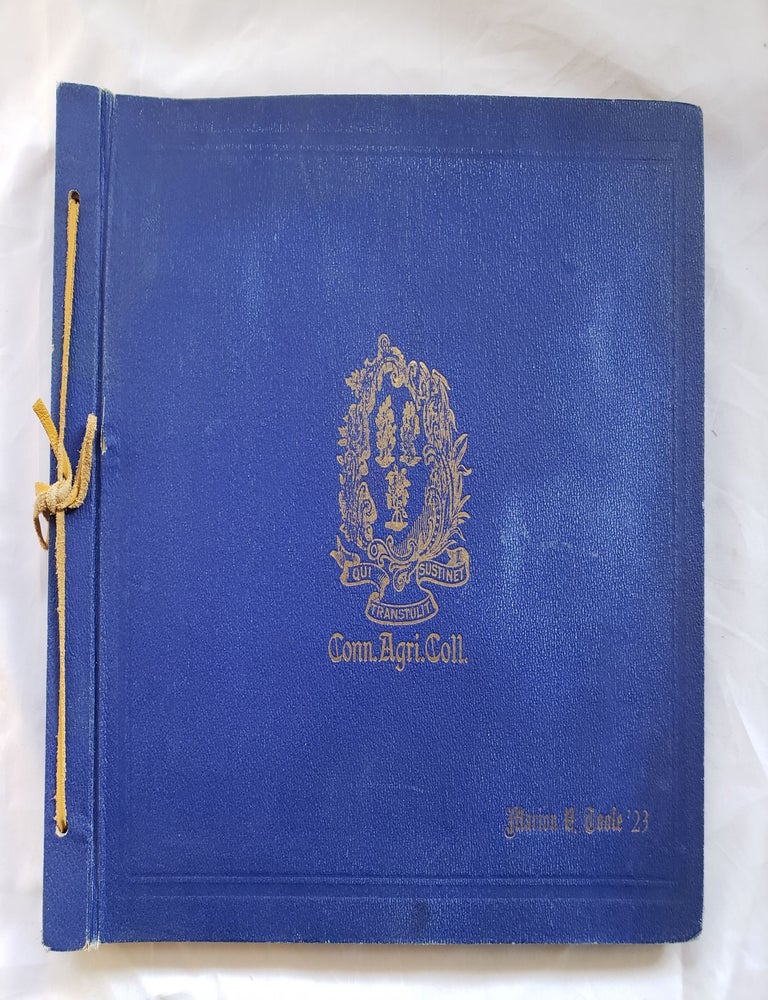 Large Scrapbook and photo Album from Woman Student at Connecticut  Agricultural College, 1919-1923 -- with 215 Handwritten Notes, 119 Pieces  of Ephemera, plus 88 Original Photographs