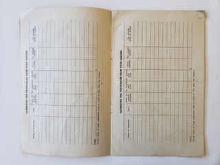 Georgia State College "Negro Girls' Club Record Book", 1920s