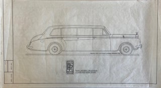 Item #17262 Rolls Royce "Royal Retreat" Limo Schematic. Schematic Rolls Royce