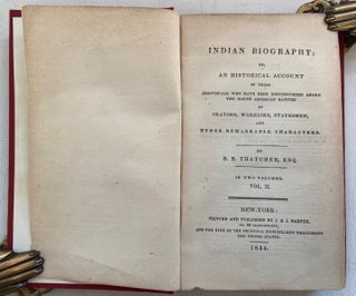 Two Volume Biography of Distinguished Native Americans