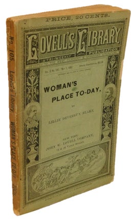 Item #17315 "Woman's Place Today" Feminist Firebrand Responds to Victorian-Era Sexism in NY....