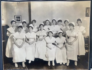 WWI-Era Photo Album of Female Michigan and Texas Nursing School Students. WWI Nurses.