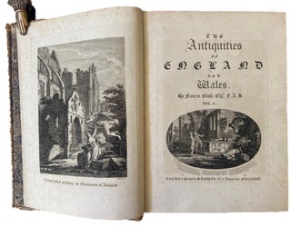 Antiquities of England and Wales, a Compendium of historical Middle ages Castles, Profusely illustrated in Four Volumes