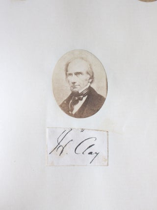 Abraham Lincoln's Signature, Portrait, and 93 Civil War Figures in Signed Photograph Album, 1861