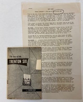 Item #17531 Archive of the defense of the Trenton Six, the African American men defended by...