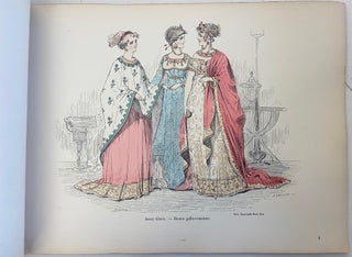 Les Filles D'eve Album de Travestissements Plus ou Moins Historiques, 1867 Vintage French Fashion