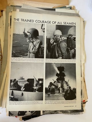 Wartime Illustrated Scrapbook of U.S. Military Technology and News Coverage 1945 to 1947