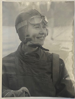 Photograph of Woman Parachutist Predating The First Recorded Jump by a Woman by Three Years. Female Women Aviators.