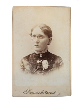 Autogaph Letter Signed Suffragist Frances Willard with Original Cabinet Card