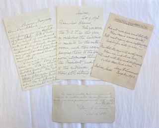 Item #17548 Abolitionist and Suffragist Mary Livermore Signed Poem. Mary Livermore