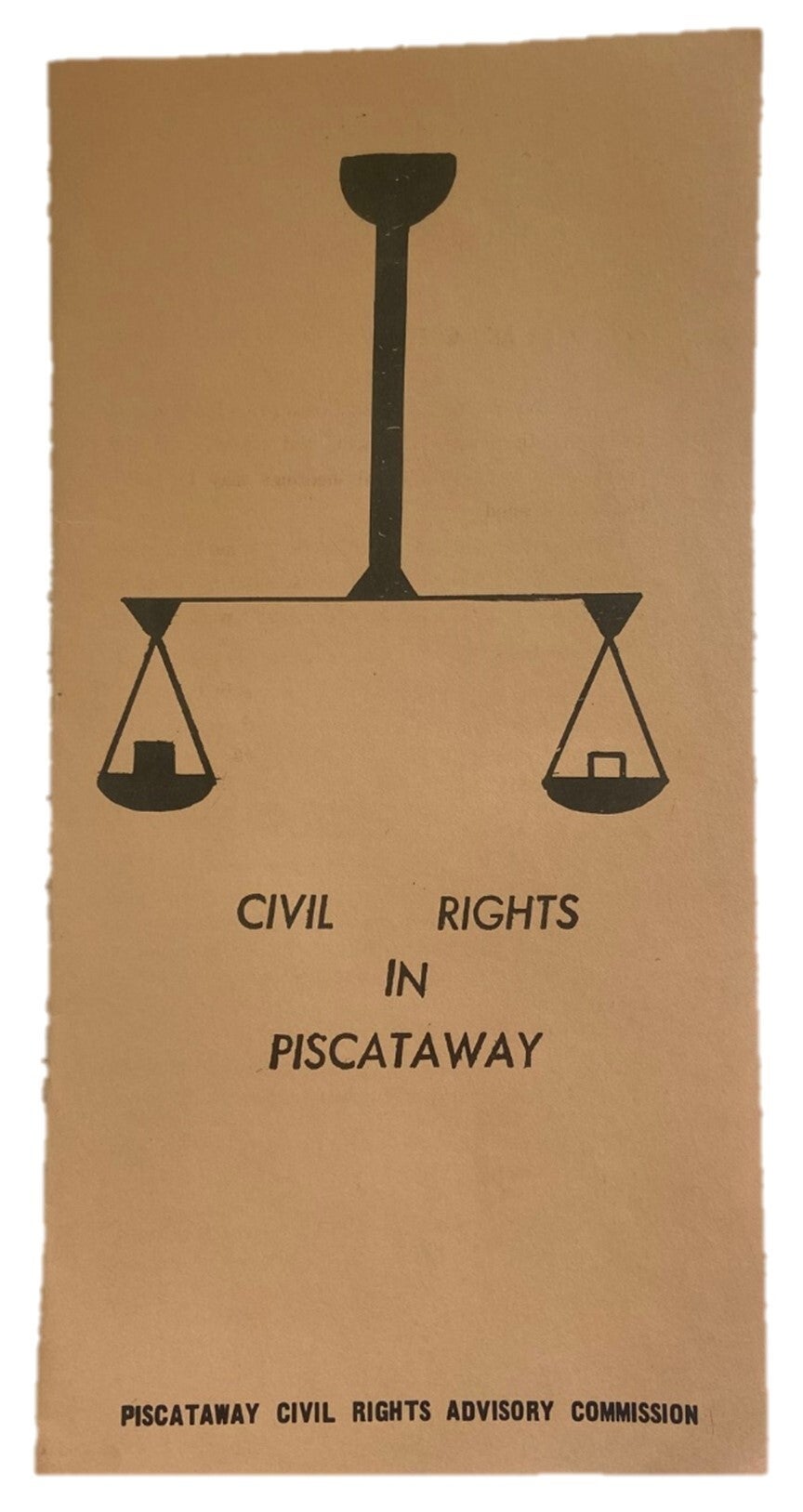 Civil Rights Pamphlets Scarce Pamphlet from the Piscataway, N.J Civil Rights Advisory ...