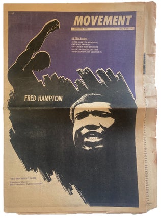The Movement Civil Rights Newspaper Dedicated to Fred Hampton, January 1970. The Movement Civil Rights.