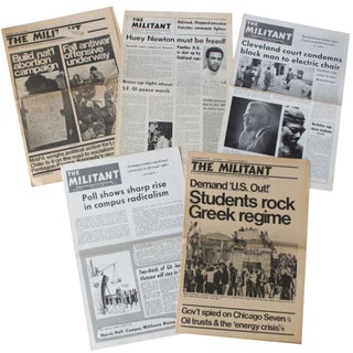 Item #17610 Archive of The Militant Newspaper Covering Black Panthers, Student Radicals, Foreign...