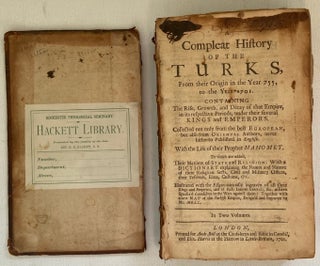 Item #17613 Scarce First Edition of A Compleat History of the Turks from their Origin in the Year...