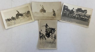 Early 20th Century Saddle Bronc Rodeo Competitions Photos. Old West Cowboys.