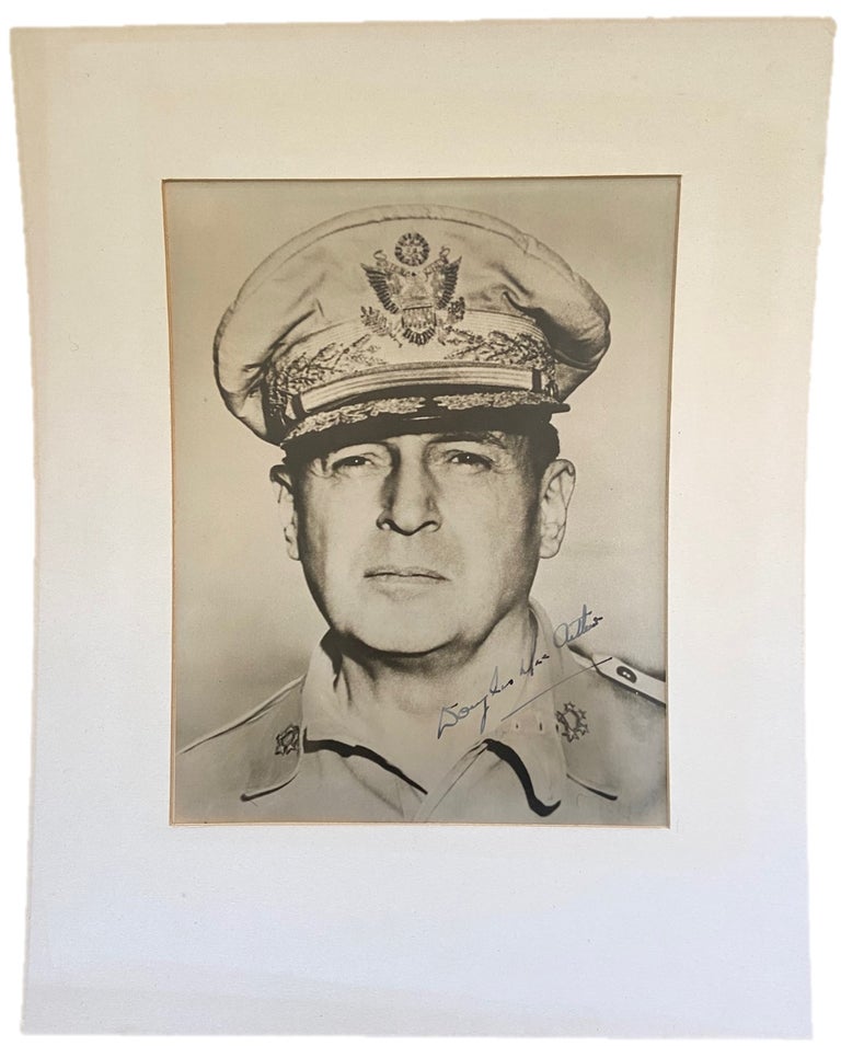 Item #17673 Douglas MacArthur Signed Photo. Douglas Macarthur.