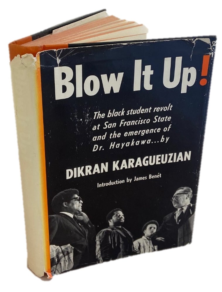 Item #17751 Black student protest movement 1971, Dikran Karagueuzian Signed first edition. Karagueuzian African-American Student Protest Text, Dikran.