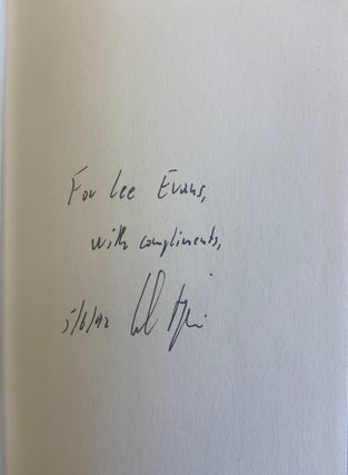 Signed and Inscribed Book by Djerassi, Father of the Contraception Pill