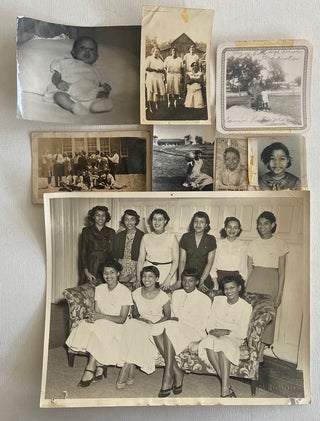 Archive of Young African American Woman Who Attended Hampton University HBCU in 1940s. Photography Hampton Univ. HBCU.