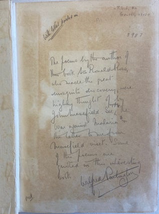 Ronald Ross's Signed Memoirs Recounts Discovery of Malaria in Mosquitos and Preventing the Spread of the Disease Worldwide