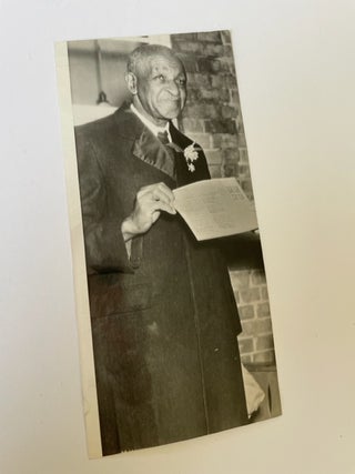 Item #17848 Original Photo of Black Scientist George Washington Carver. George Washington Carver