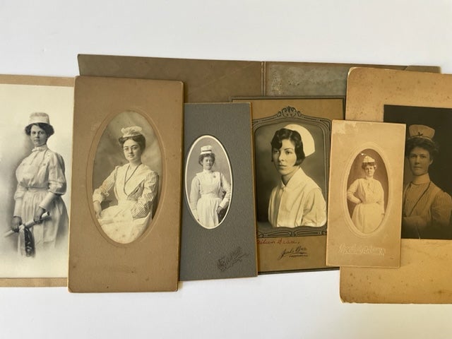 Item #17873 Original Portraits of Women in Nursing, 1880s-1930. Photography Women in Nursing.