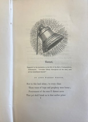 The Liberty Bell, Friends of Freedom, Abolitionist Work Signed and Gifted to Donors at Annual Anti-Slavery Fundraiser, 1852