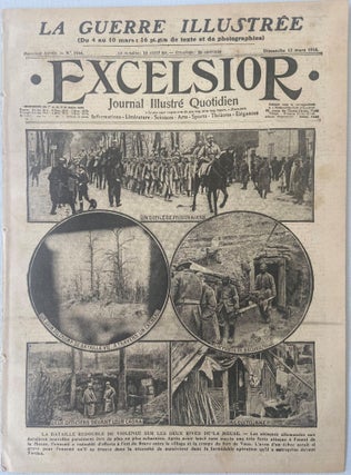 Item #17909 World War I Newspaper Show English Girls Fire Fighters Training for Air Raids, 1916....