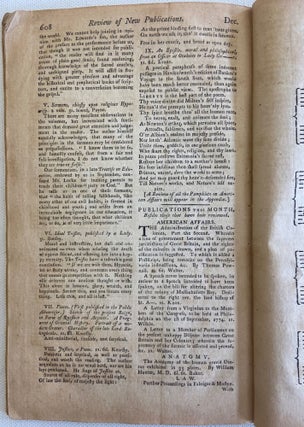 1774 London Magazine Reports on the Developing Revolutionary War