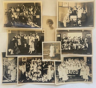Archive of Silver Gelatin Photos Show Sorority Life Among Midwestern College Women 1920. Women's Education.