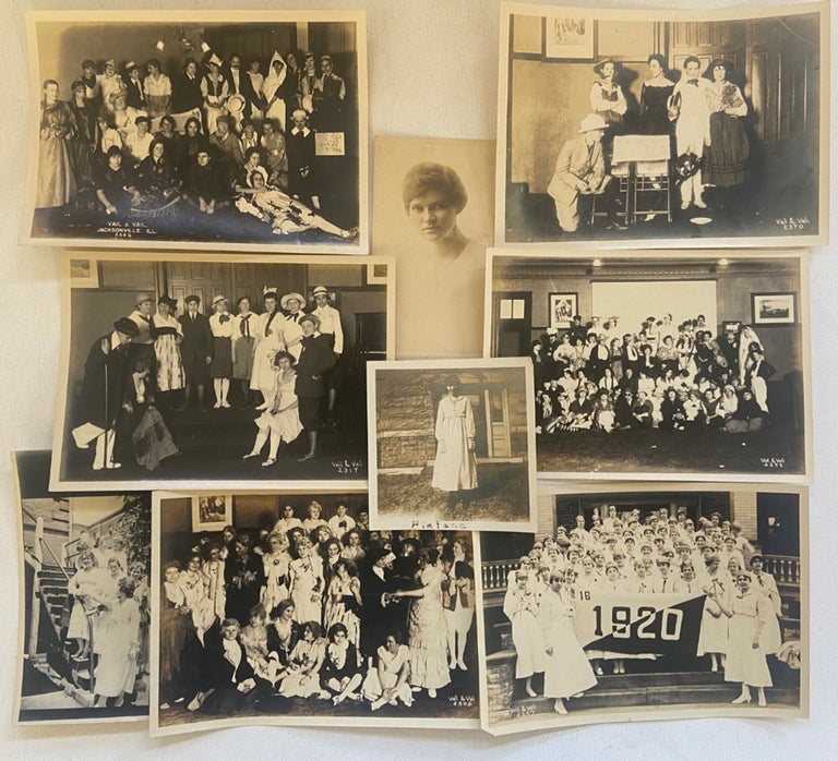 Item #17982 Archive of Silver Gelatin Photos Show Sorority Life Among Midwestern College Women 1920. Women's Education.
