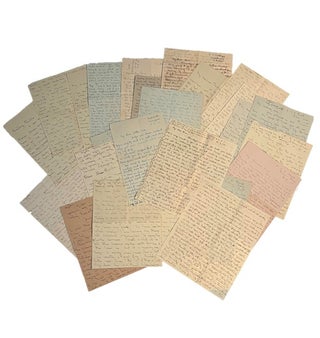 Item #17991 Archive of 61 Letters Written Between Three Generations of Indian Family Expressing...