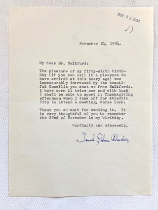 Archive of 5 letters by Early Female College Presidents: 1912-1954