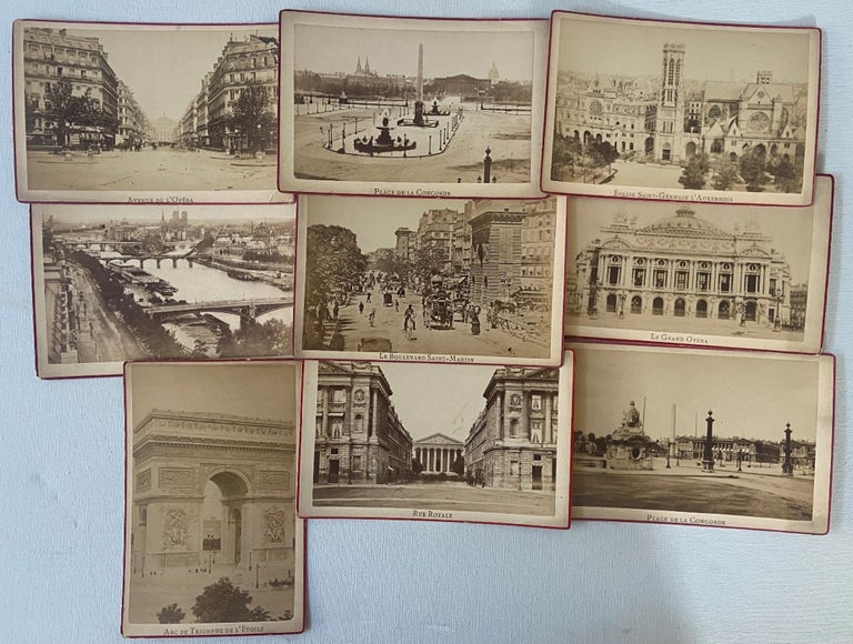 Item #18008 19th Century Photo Archive of Old Paris. Photography Old Paris.