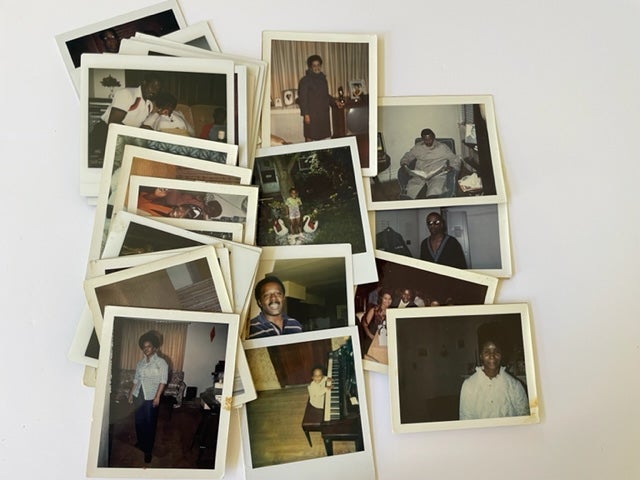 Item #18037 Photo Archive African American Community and Family Life in Polaroids. African American Black Joy.
