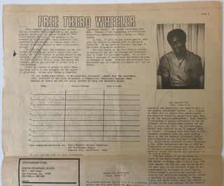 1973 Prison Reform Newspaper Supporting the San Quentin Six