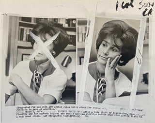 Press Photo Record of Sherri Chessen Case That Shifted Public Opinion on Abortion Law in the United States, 1960s
