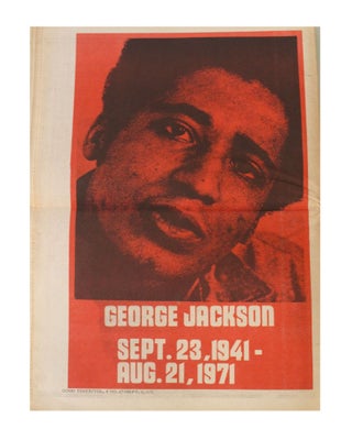 San Francisco Good Times Countercultural Underground Newspaper Covering George Jackson's Death, 1971