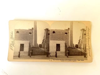 Photo Archive of 9 stereoview of Egyptian Landmarks, 19th Century