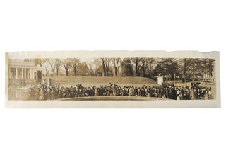 Item #18093 Large Photo of New York Suffragists Protesting Outside the White House the Year they...