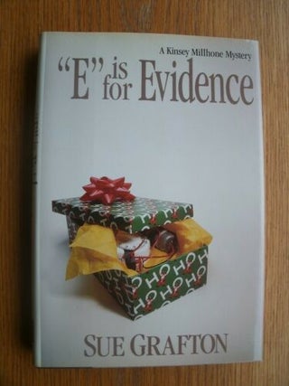 Item #18105 Sue Grafton "E" is for Evidence Signed First Edition. Sue Grafton