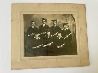 Item #18116 Integrated Graduating Class Early Twentieth Photo. Photography African American