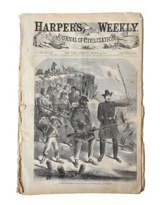 Profile on Black Union Army Troops in Harper's Weekly, 1863. Civil War Black Troops.
