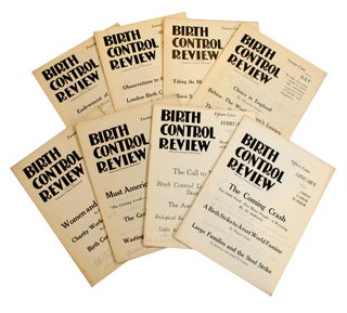 Item #18239 Eight Issues of the Birth Control Review from 1920. Margaret Sanger