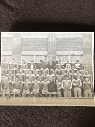 Silver Gelatin Photo of Integrated Football Team, 1950s