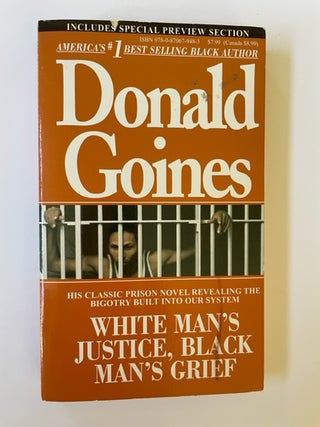 White Man's Justice, Black Man's Grief by Donald Goines Blaxploitation Novel from Holloway House, Donald Goines Blaxploitation.